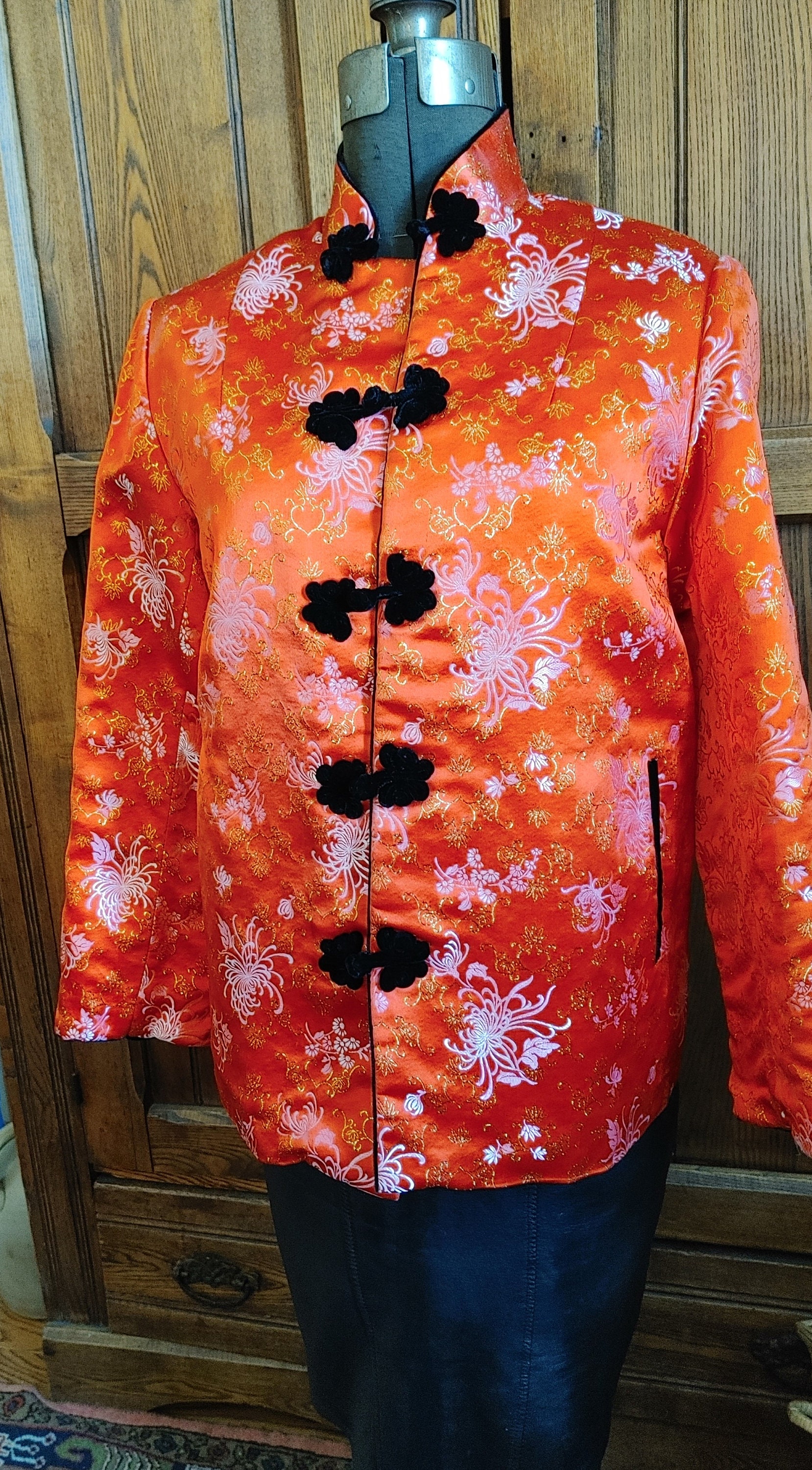 Small, Traditional Three-season Asian/mandarin Jacket Small, Traditional Three-season Asian/mandarin Jacket