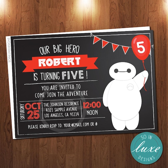 PACK OF 12 BIG HERO 6 INVITATIONS INVITES KIDS BOYS BIRTHDAY PARTY SUPPLIES PACK OF 12 BIG HERO 6 INVITATIONS INVITES KIDS BOYS BIRTHDAY PARTY SUPPLIES