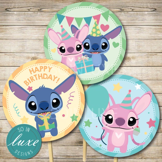 Stitch and Angel themed birthday party 