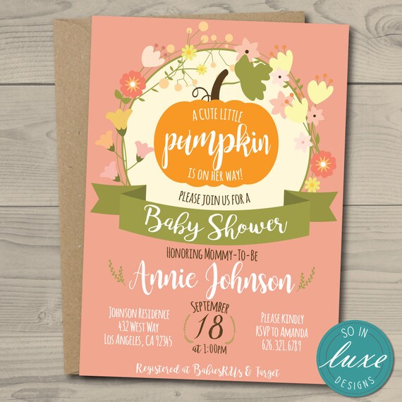 halloween themed baby shower invitations