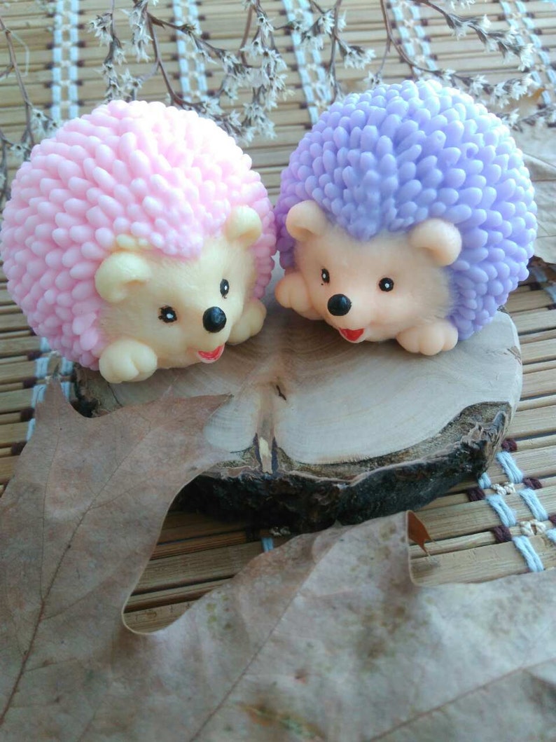 The Hedgehog Silicon Mold for Soap Woodland Animal Resin Mold Etsy
