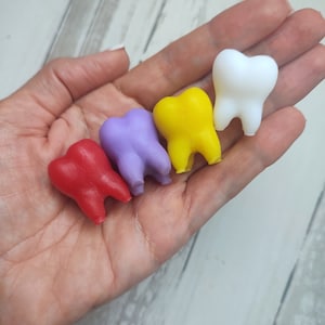 Moule en silicone pour dent miniature Mini dent dentaire, fausse dent molaire pour faire des boucles d'oreilles, collier, moule en cire pour bougies en résine, petites dents