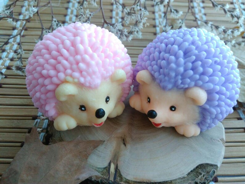 The Hedgehog Silicon Mold for Soap Woodland Animal Resin Mold Etsy