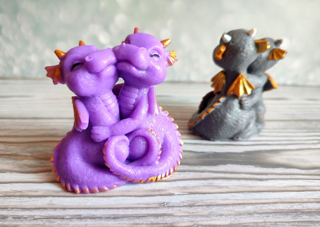 Pair of Dragons Mold Silicone Dragons Mold Halloween Party Etsy