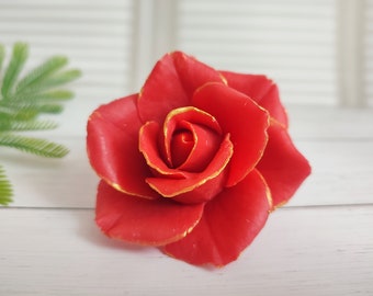 Queenly Rose Silicone Mould Royalty Big Rose For Melt and Pour Soap Candles