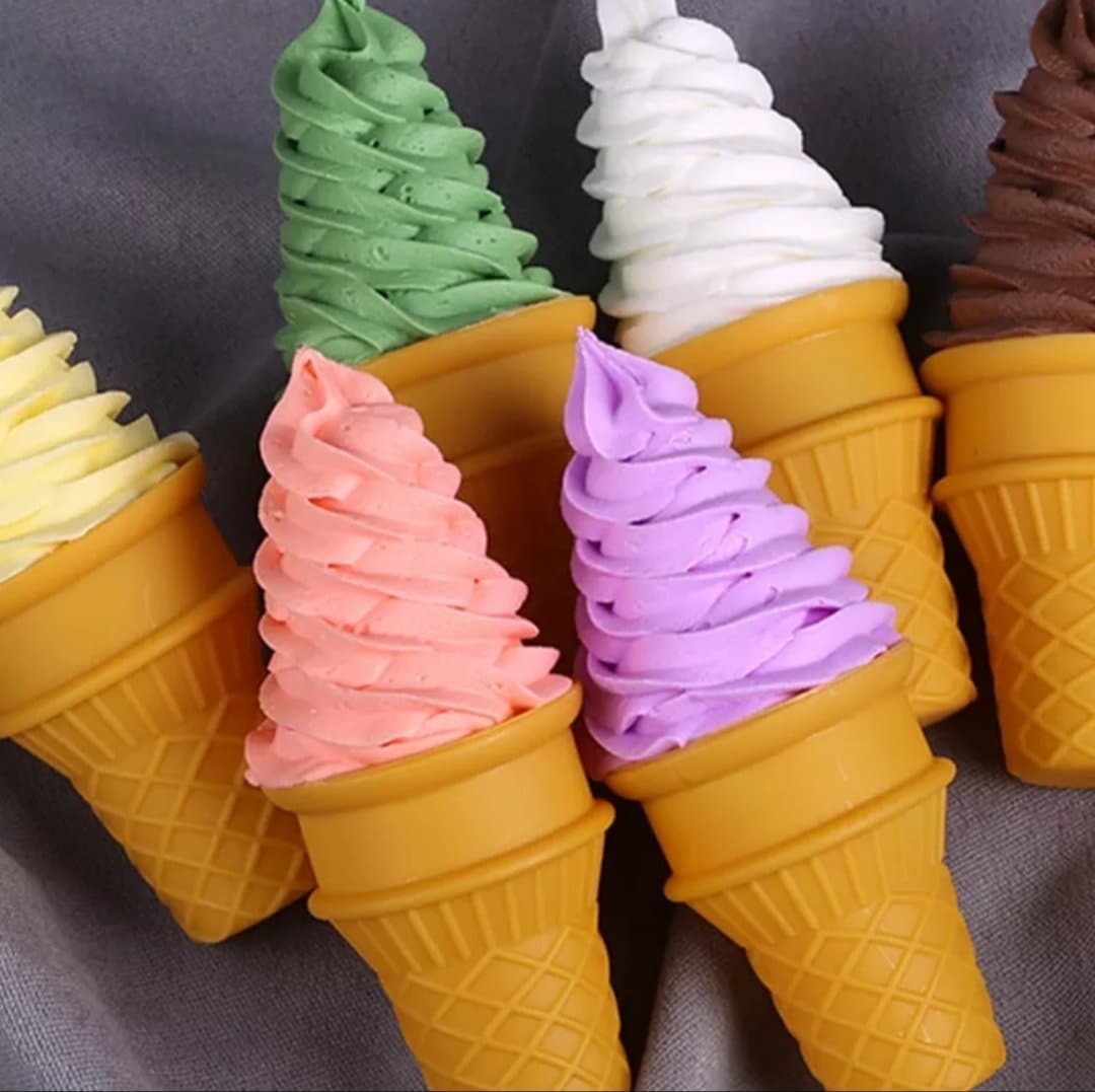 Ice Cream Mold Silicone Ice Cream Mold Fake Dessert Soap Mold Ice Cream