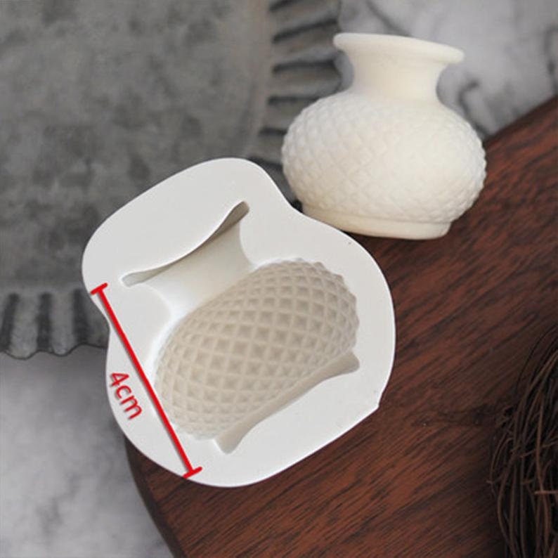 Vase Silicone Mold Miniature Vase 2d mold Bowl Mould Wax Etsy