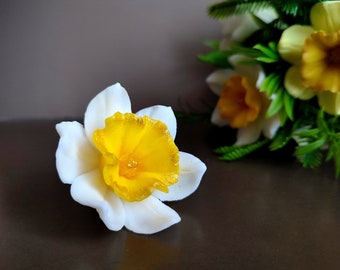 3d Narcissus Silicone Mold Daffodil Soap Candle Mold Flowers Mould Spring Flower