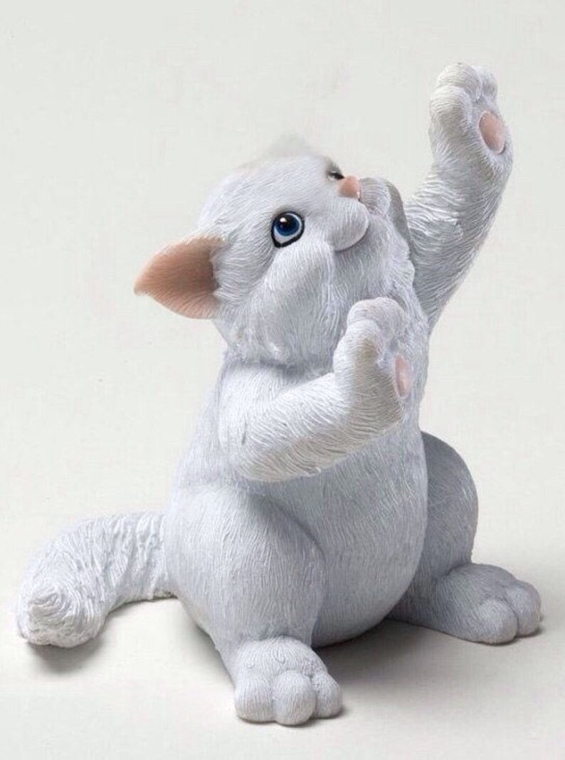 Playing Cat Mold Amazing Kitty Mold Silicone Cat Mold 3d Kitty Etsy