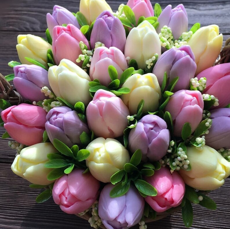 One Tulip Mold Tulip Silicone Mould Flower Mold for Making Etsy