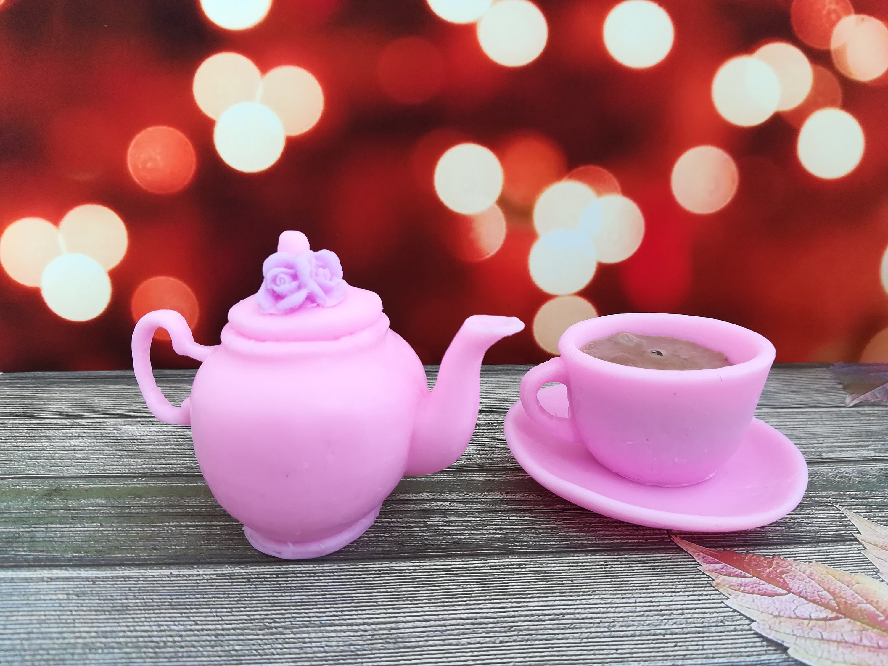 Cup Kettle Plate Teapot Soap Mold Teapot Tea Cup Flexible Mold Etsy UK