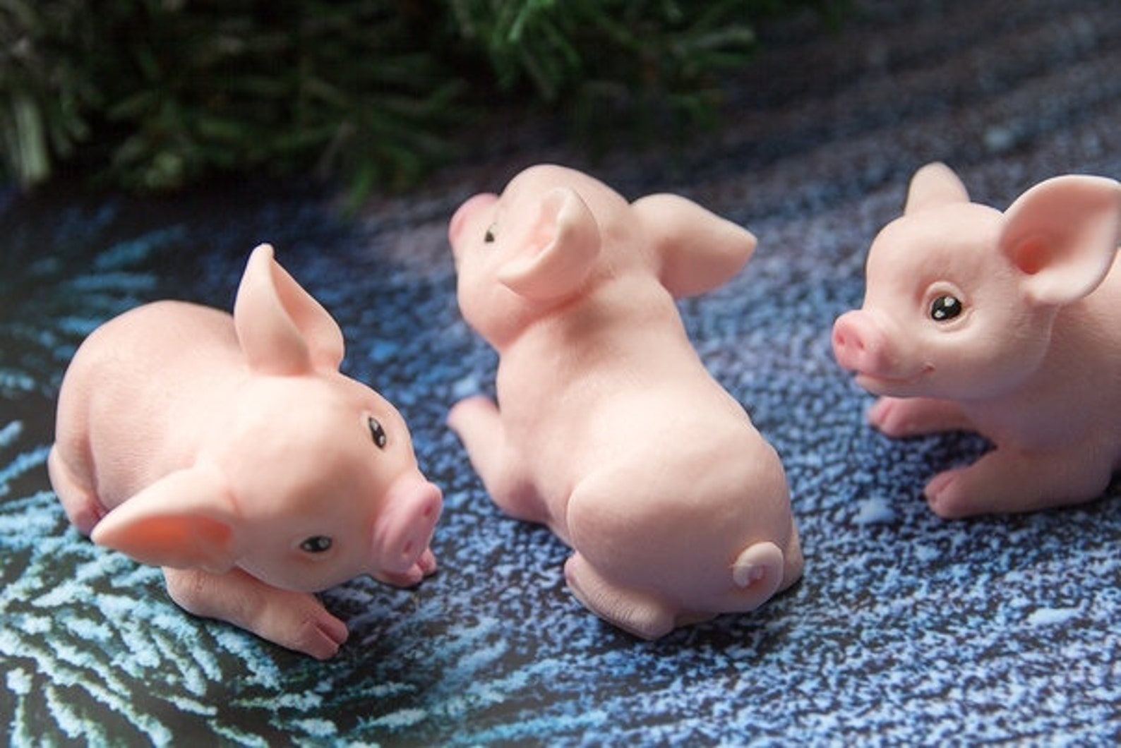 Fanny pig Mold 3d Pigs Molds 3d Silicone Mold Pig 3d piggy Etsy