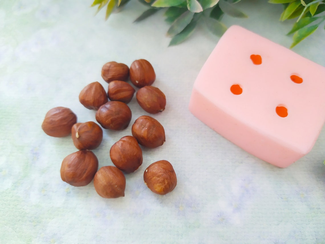 4 Pieces Hazelnut Silicone Mold Craft Mould Hazelnut for Soap Etsy
