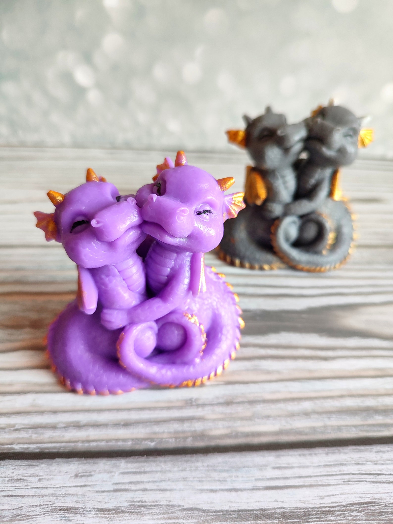 Pair of Dragons Mold Silicone Dragons Mold Halloween Party Etsy