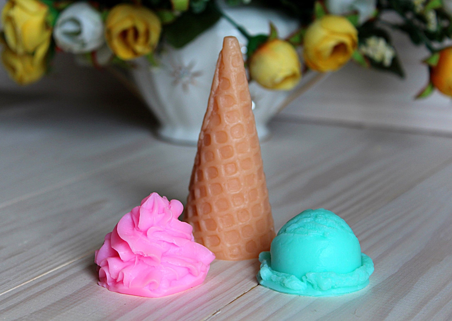 3d Ice Cream Mold Cone Ice Cream Mold Dessert Mold Frozen Etsy