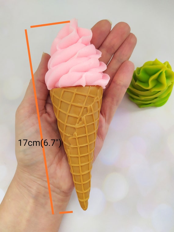 Ice Cream Soap Mold Handmade Candle Plaster Mold Candle Making Supplies 1pc  Set