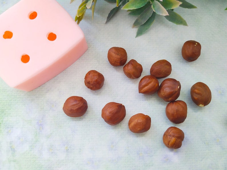 4 Pieces Hazelnut Silicone Mold Craft Mould Hazelnut for Soap Etsy