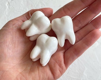 Miniature Tooth Silicone mold Mini Dental Tooth Molar Fake Human Tooth For making Earrings Necklace Tiny Teeth Resin Candle Wax Mold