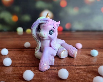 Miniature Unicorn Silicone Mold Soap Candle Mould Mystic Horse Mythical Creature Fairy Unicorn