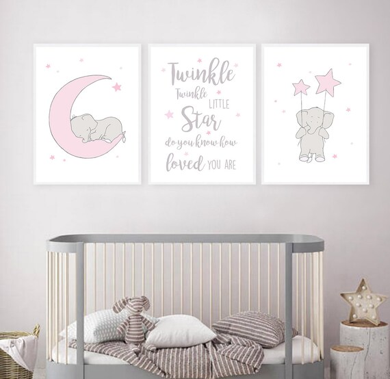 moon and stars nursery decor