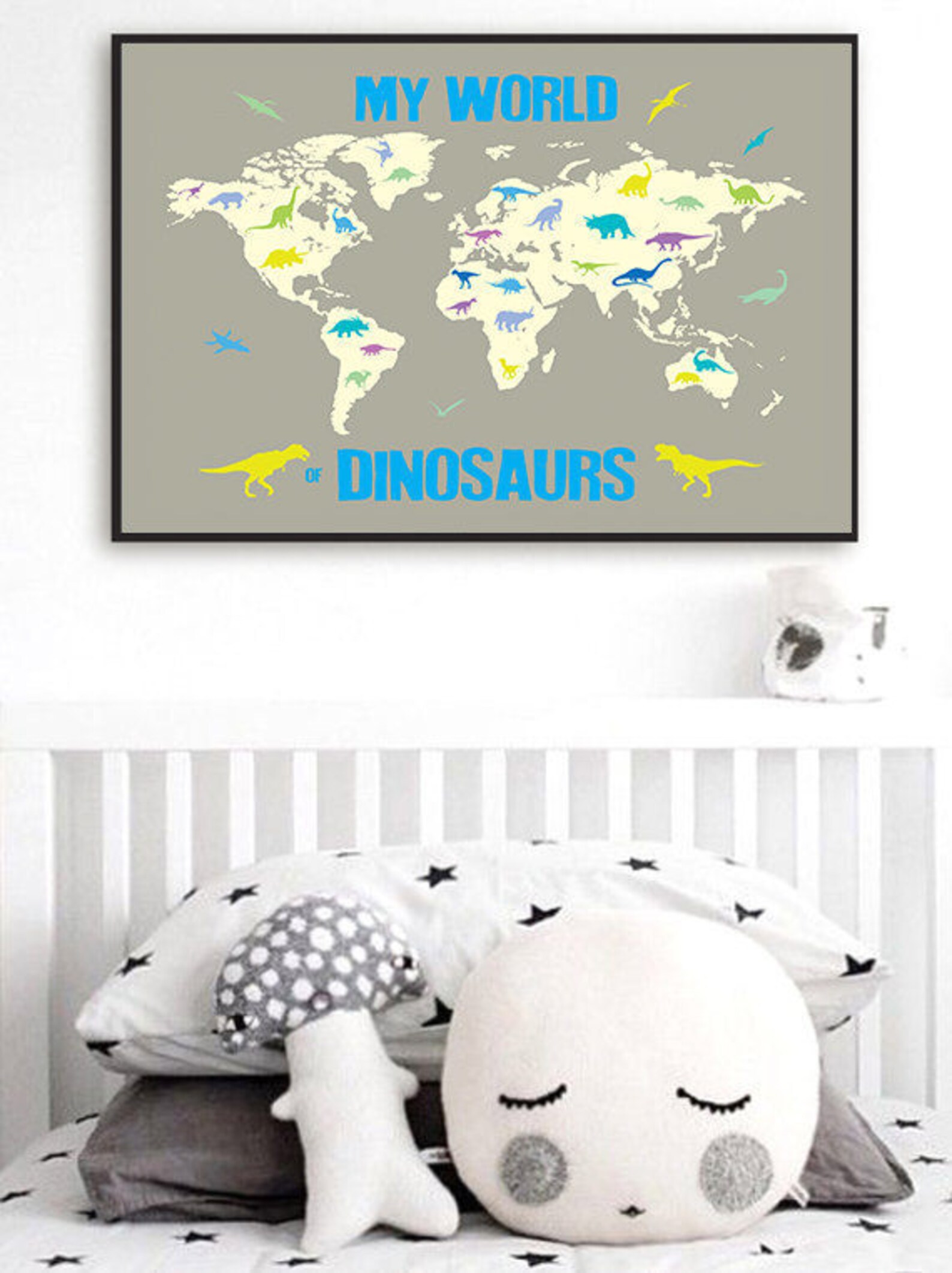 Printable Map Nurserymap Nursery Artmap Children Artmap Etsy