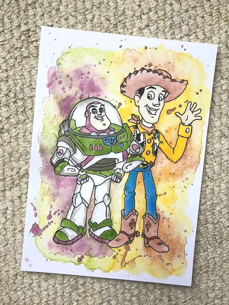 buzz lightyear painting
