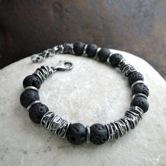 etsy lava rock bracelet
