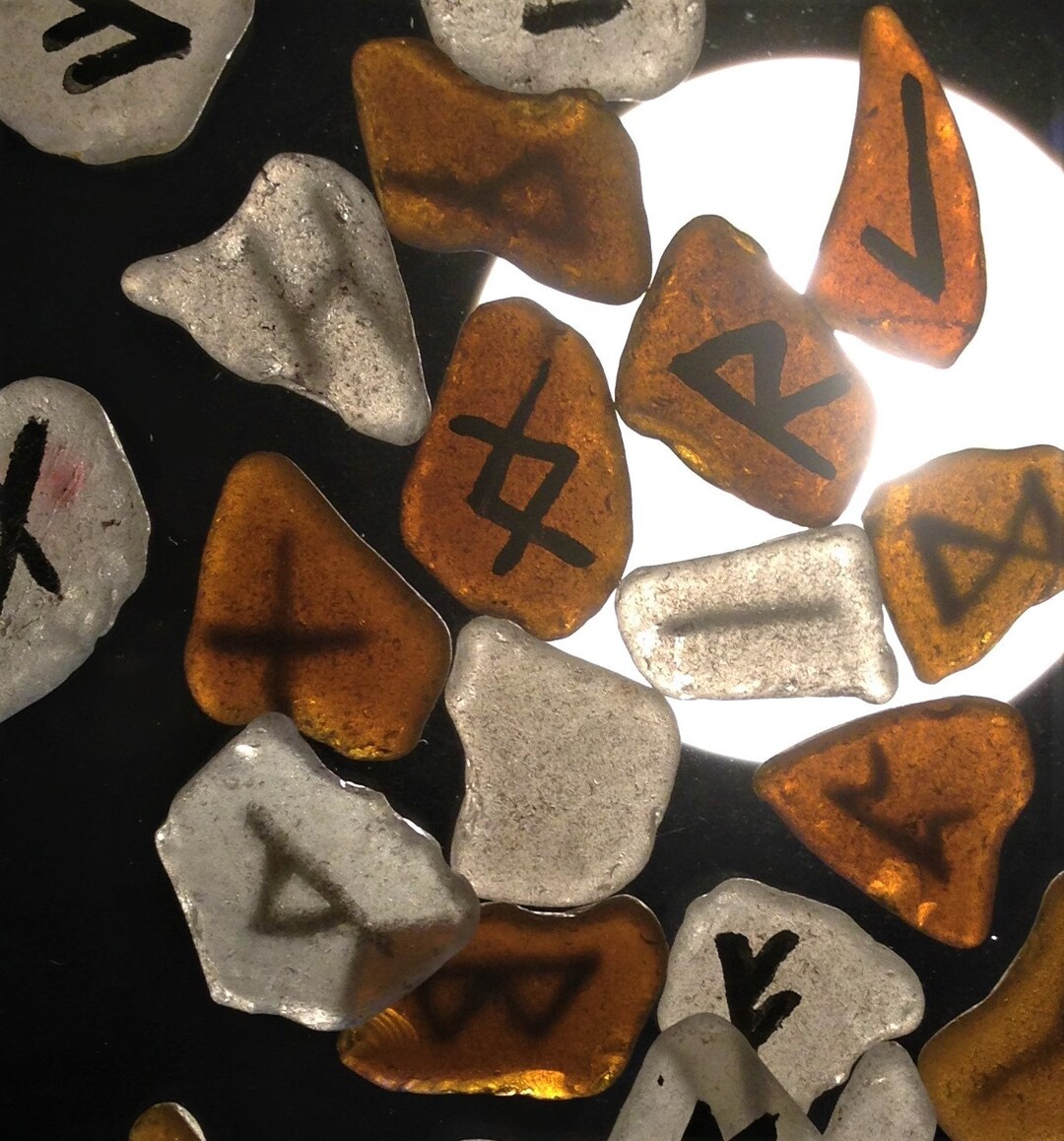 Sea Glass Runes Etsy
