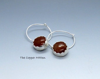 Sunstone Earrings