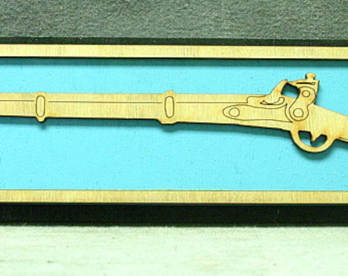 Wood US Army Expert Infantry Badge Wall Tribute