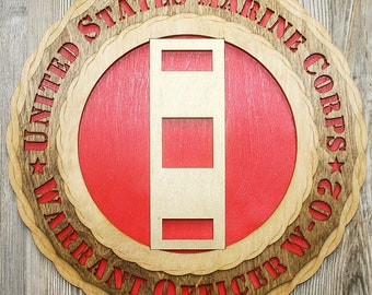 Marine Corps WO2 Warrant Officer Wall Tribute