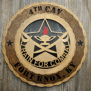 Army 4th Cavalry Wall Tribute