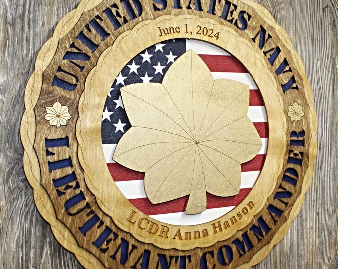 Navy Lieutenant Commander Wall Tribute