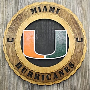 Miami Hurricanes Wall Tribute