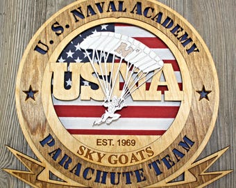 U S Naval Academy Sky Goats Wall Tribute