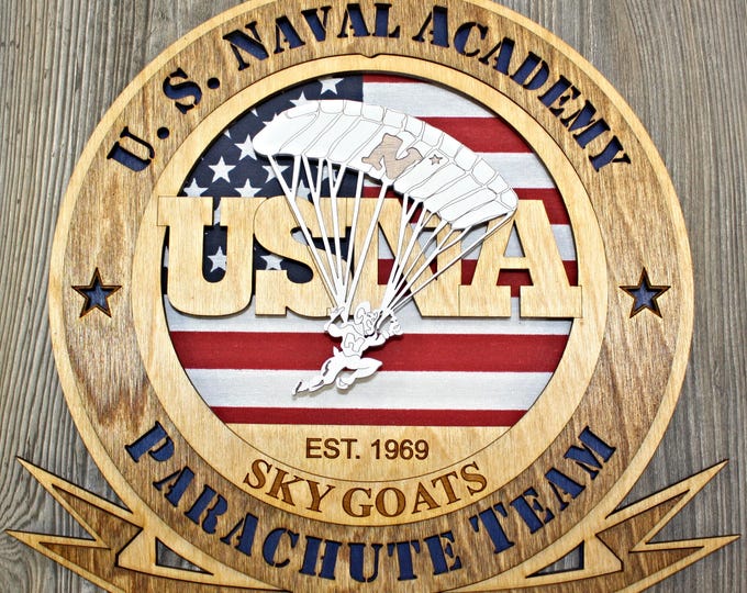 U S Naval Academy Sky Goats Wall Tribute