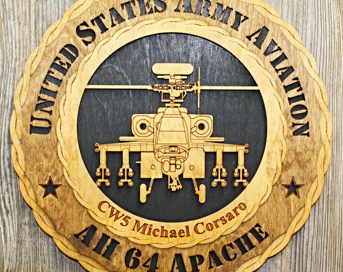 AH 64 Apache Wall Tribute