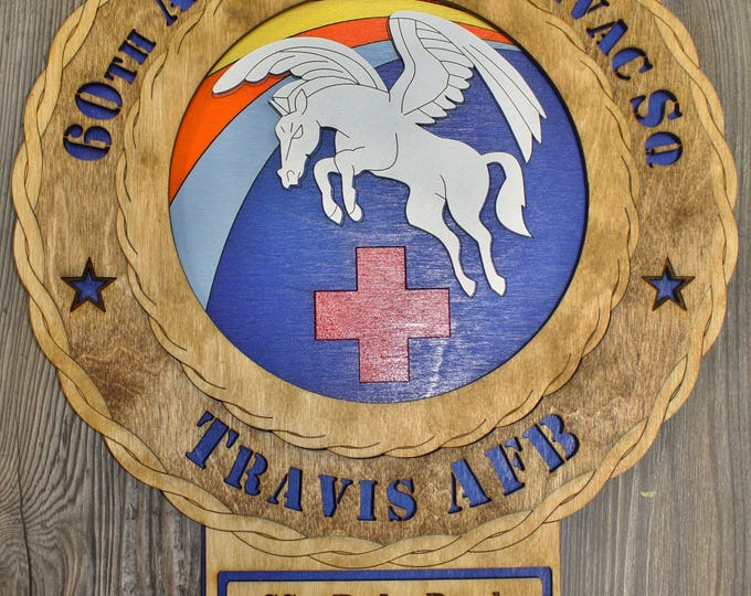 60th Aeromedical Evac Sq Wall Tribute