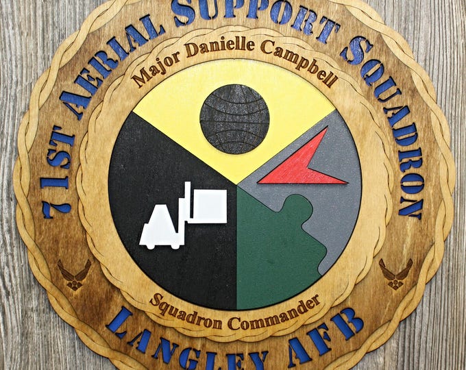 71st Arial Support Squadron Wall Tribute