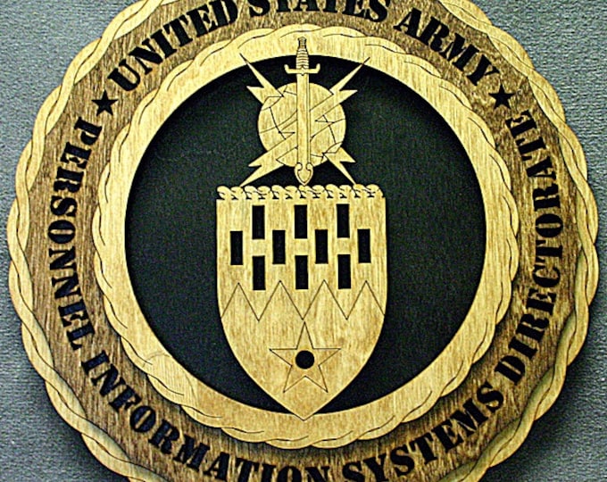 Army Personnel Information Systems Directorate Wall Tribute - FREE SHIPPING