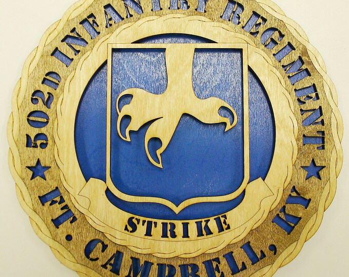 Army 502d Infantry Wall Tribute