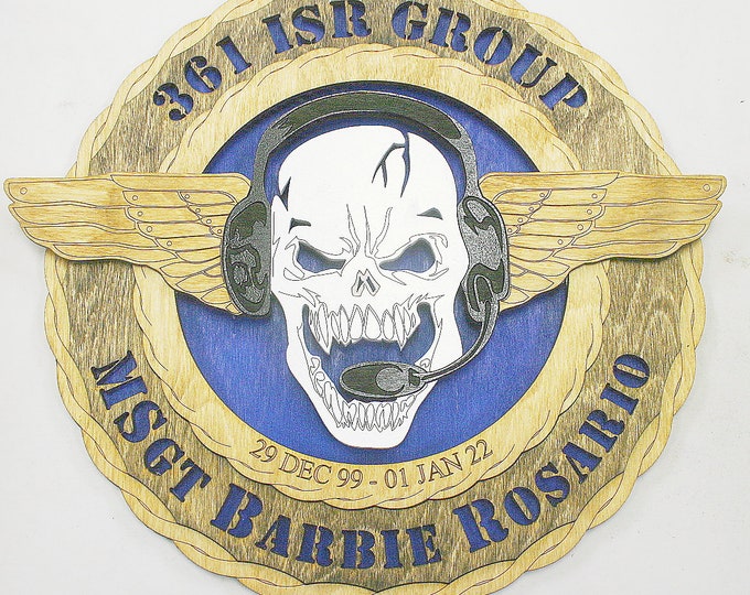 12" and 18"  Air Force 361 ISR Group Wall Tribute