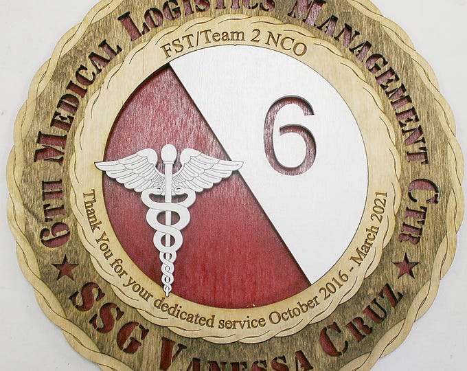 Army 6th Medical Logistics MGT CTR Wall Tribute