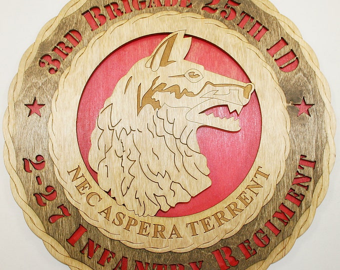 12" Army 2-27th Infantry Wall Tribute