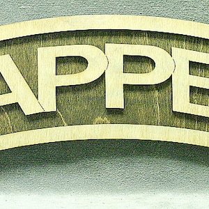 Large 18 inch Sapper Tab