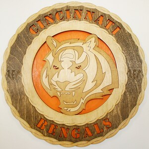 Cincinnati Bengals Wall Tribute Etsy