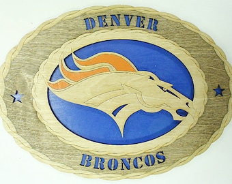 NFL Denver Broncos Wall Tribute