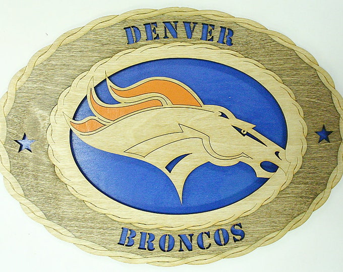 NFL Denver Broncos Wall Tribute