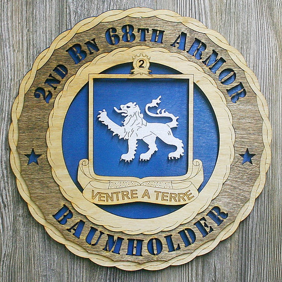 2nd Bn 68th Armor Baumholder Wall Tribute - Etsy