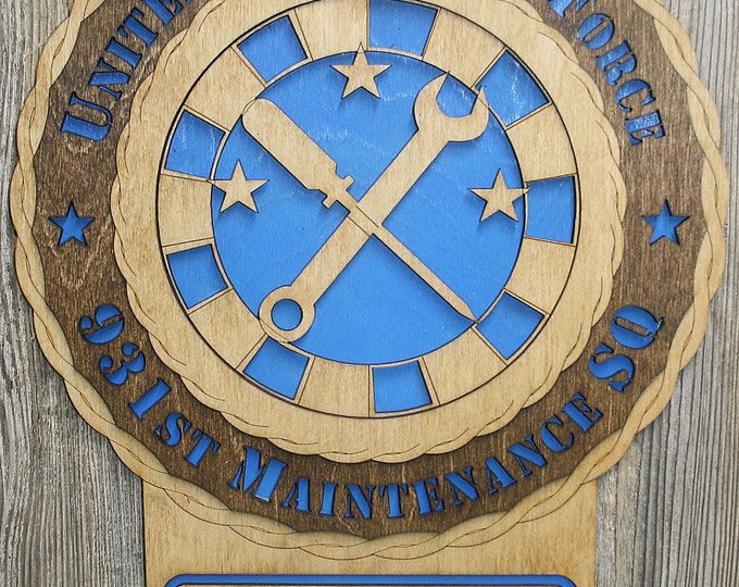 Air Force 931st Maintenance Squadron Wall Tribute
